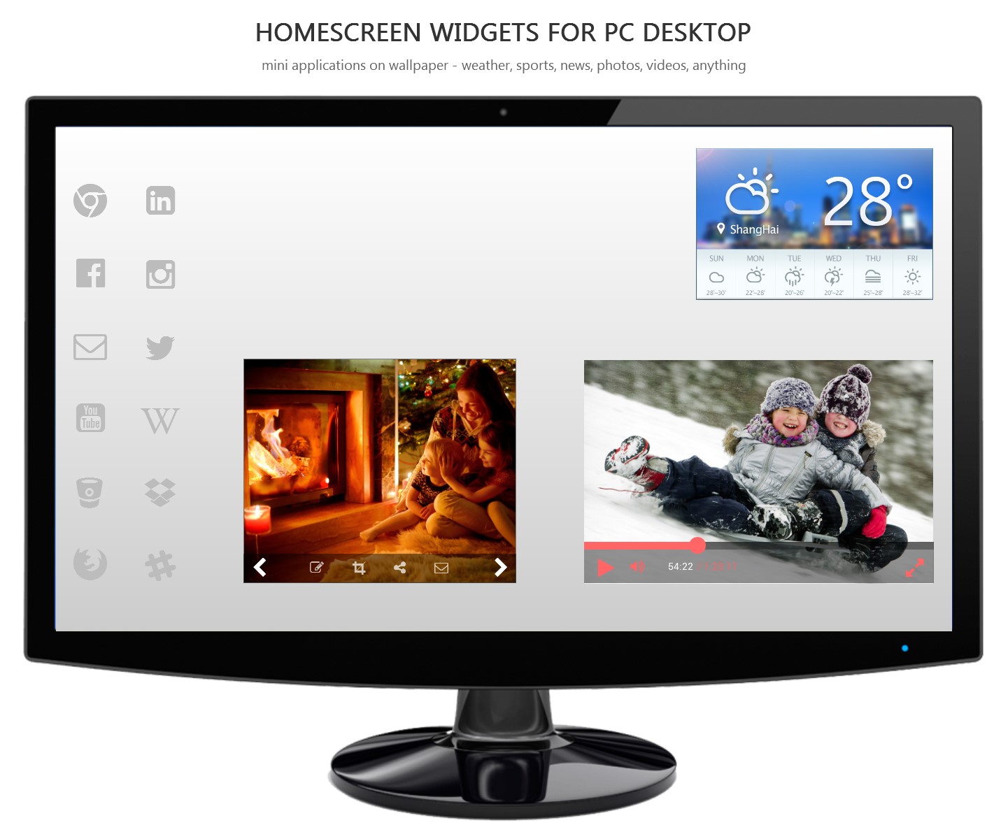 home screen widgets pc